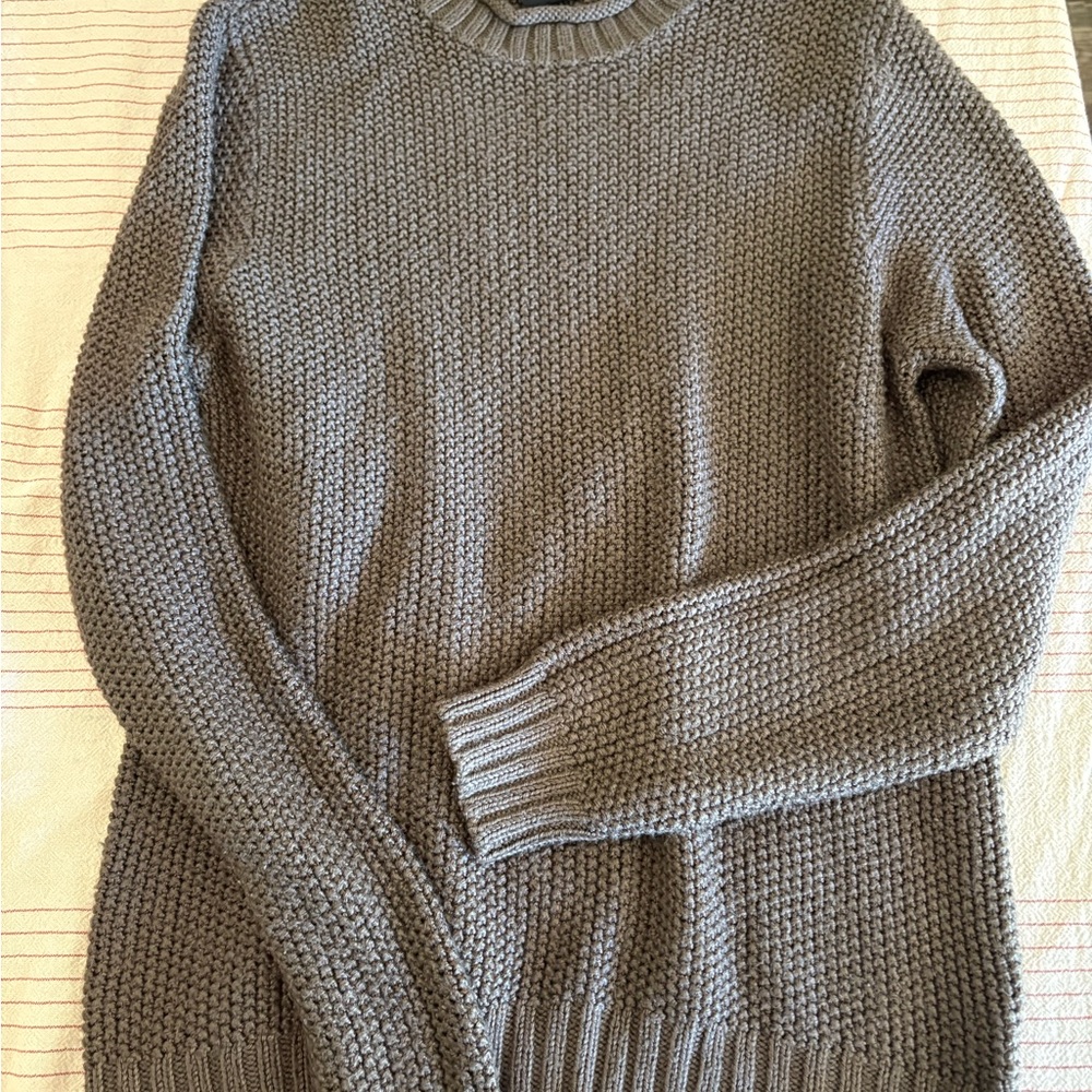 H&M Men's Taupe Crewneck Sweater